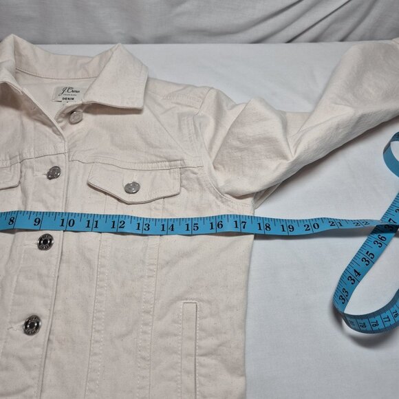 J. Crew Trade Mark Women’s Size S Jacket Denim In Natural Denim Color (61) - Picture 7 of 13